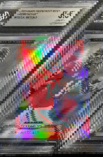 2019 Panini Prizm Draft Picks SILVER DK Metcalf BGS 8.5 