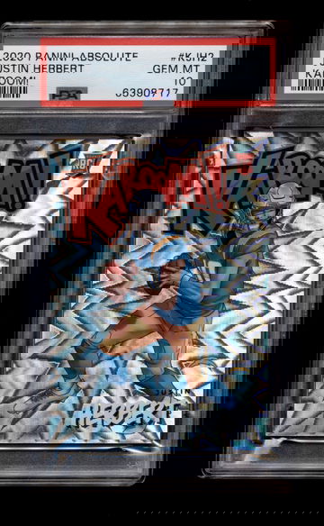 2020 Panini Absolute KABOOM! #KJH2 Justin Herbert PSA 10 GEM MINT!