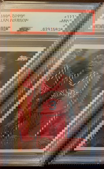 1996 Topps Allen Iverson Rookie RC #171