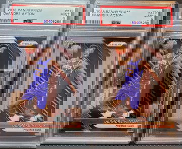2 x 2019 PANINI PRIZM DeANDRE AYTON #279- PSA 9 MINT, INVESTMENT LOT of 2 cards!