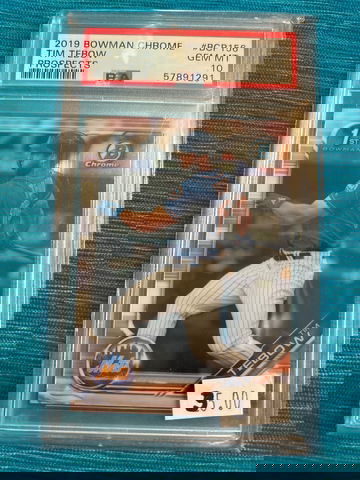 2019 Bowman Chrome Tim Tebow