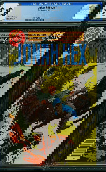 JONAH HEX #20, CGC 9.8 NM/MT -- HIGHEST GRADED