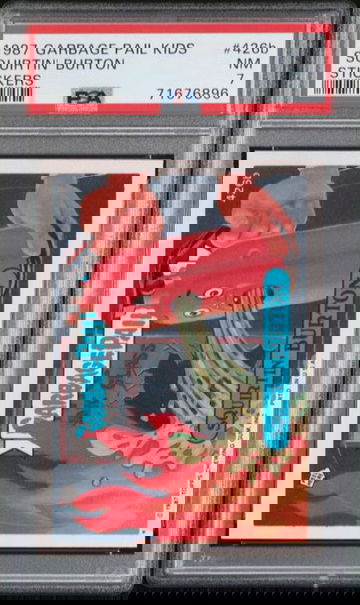 1987 GARBAGE PAIL KIDS GBK STICKERS SQUIRTIN' BURTON #426B PSA 7