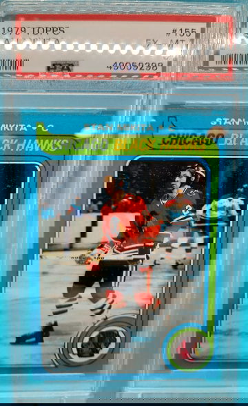 1979 TOPPS HOCKEY #155 STAN MAKITA PSA 6