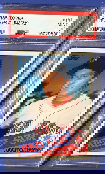 1985 Topps #181 Roger Clemens PSA 9 RC