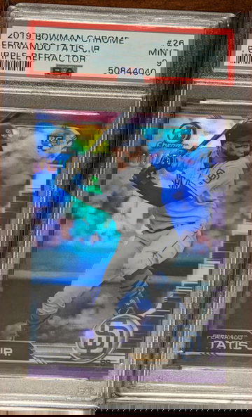 2019 Bowman Chrome Purple Refractor Fernando Tatis Jr. RC PSA 9 010/250 