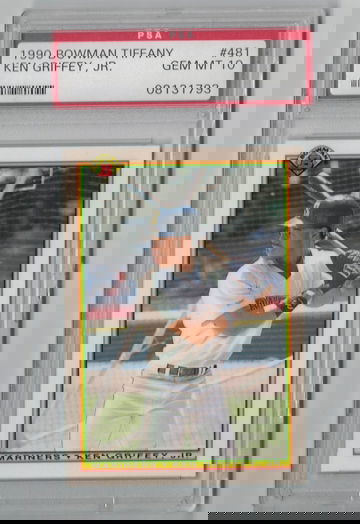 1990 Bowman Tiffany #481 Ken Griffey Jr. PSA 10 Gem Mint