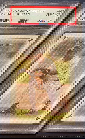 2007 U.D. Masterpieces Michael Jordan #46 PSA 10 GEM MINT