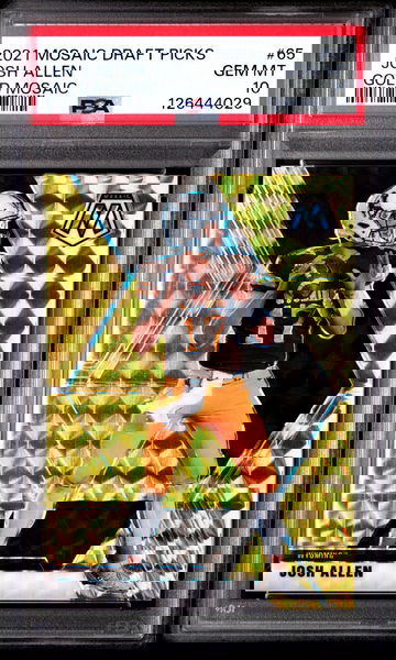 2021 Mosaic Draft Picks Josh Allen Gold 1/10 - PSA 10