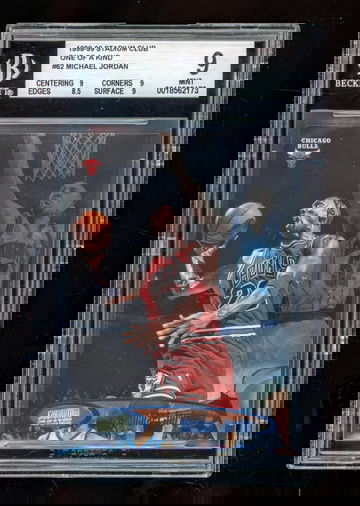 1998 Michael Jordan Stadium Club One of a Kind /150 BGS 9 #62