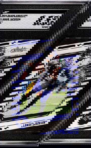 2024 Panini Absolute #9 Lamar Jackson Retail SGC 8.5
