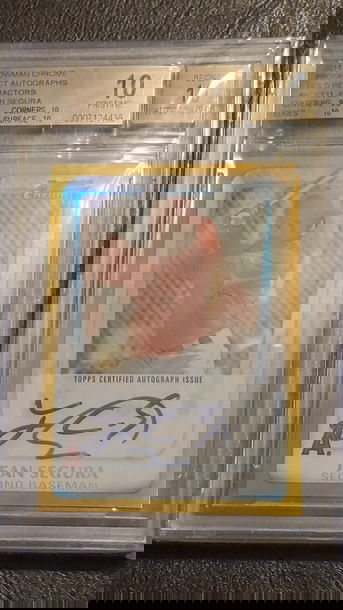 2011 Bowman Chrome Prospect Autographs Jean Segura BGS 10 Pristine