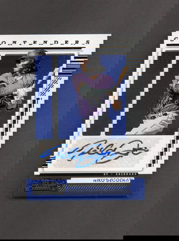 2021 Panini Contenders #ND Niko Decolati autograph