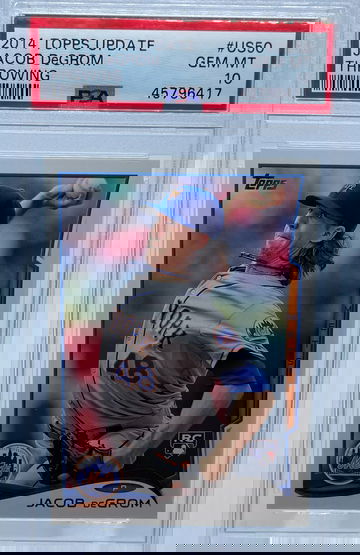 2014 Topps Update Jacob DeGrom Throwing #50 PSA 10 GEM MINT