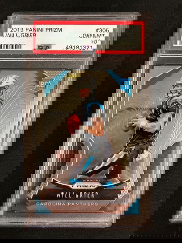 2019 Panini Prizm - Will Grier - Rookie Base PSA 10