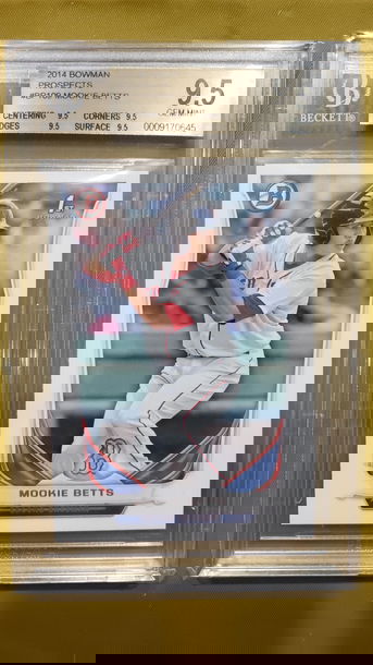 2014 Bowman Prospects Mookie Betts BP109