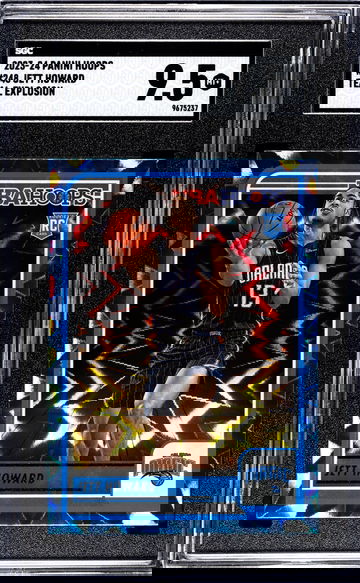 2023 Panini Hoops Teal Explosion Jett Howard #248 RC SGC 9.5