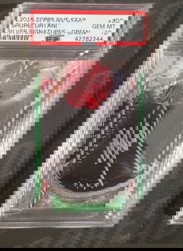 2018 Topps Five Star Shohei Ohtani, Autograph Rookie 11/15, Population 1