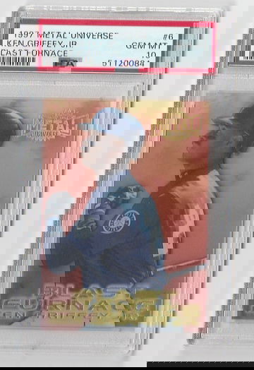 PSA 10 GEM MINT 1997 METAL UNIVERSE BLAST FURNACE KEN GRIFFEY JR  CARD #8