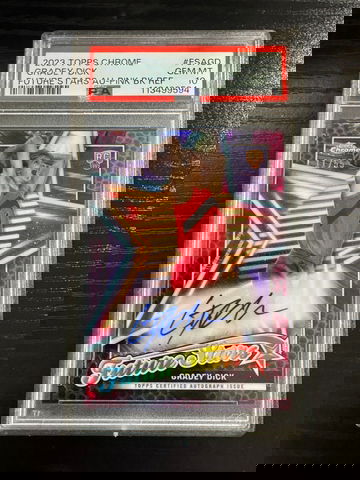 2023 Topps Chrome Gradey Dick Future Stars Pink Black Refractor