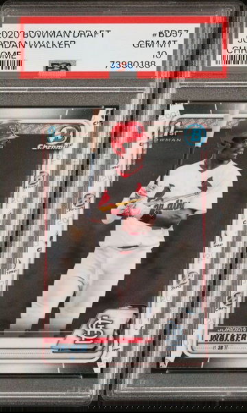 2020 Bowman Draft Chrome Jordan Walker #BD57 PSA 10 Gem Mint RC