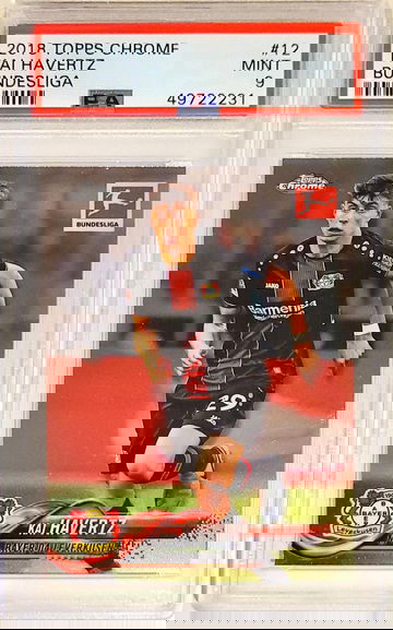 Kai Haveetz 2018 Topps Chrome Bundesliga PSA 9