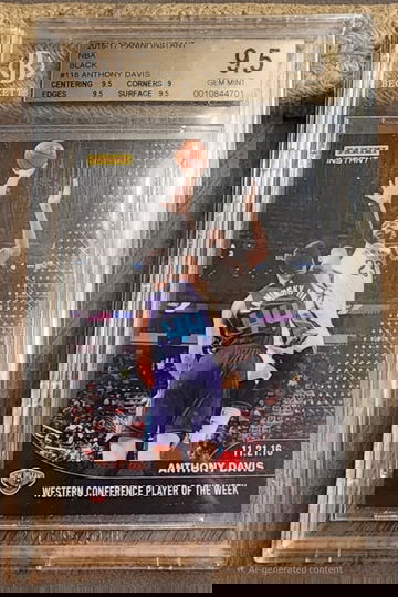 2016 Panini Instant Anthony Davis NBA Black 