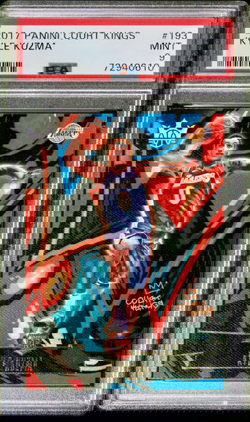 2017-18 Panini Court Kings Rookies III Kyle Kuzma #193 PSA 9 Mint Rookie RC SP
