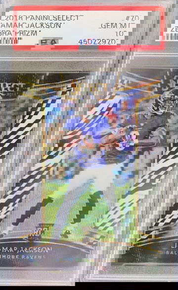 Lamar Jackson zebra select 