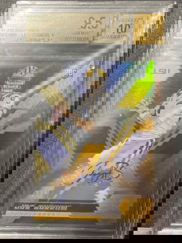 Joe burrow rookie gold 10/10 gem mint