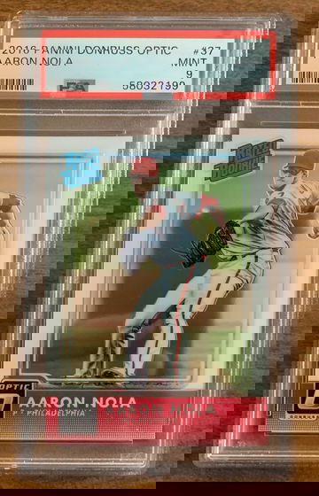 2016 Donruss Optic Aaron Nola PSA 9