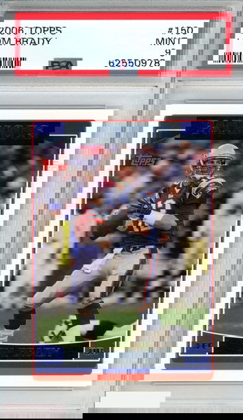 2006 TOPPS TOM BRADY #150 NEW ENGLAND PATRIOTS PSA 9 MINT