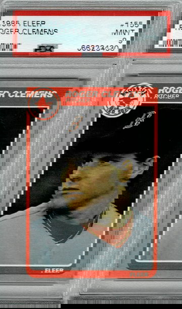 1985 FLEER ROGER CLEMENS PSA 9 RC