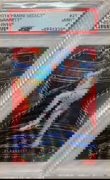 2019 Panini Select Red Wave Concourse RJ Barrett PSA 9