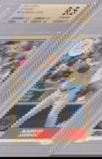 2017 Topps '87 Topps Aaron Judge True Gem Mint