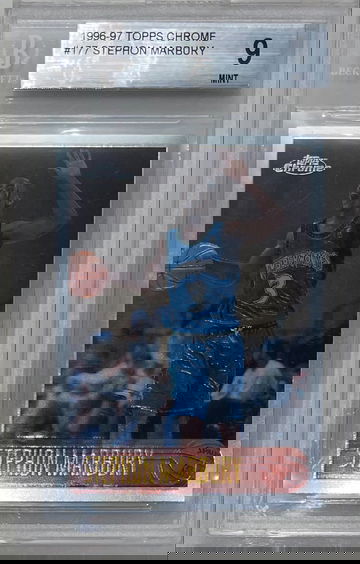 Stephon Marbury 2006-07 topps chrome rc rookie bgs 9
