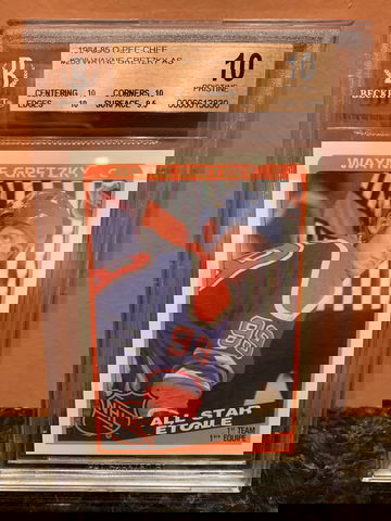 1984-85 O-PEE-CHEE OPC Wayne Gretzky #208 ALL STAR BGS 10 PRISTINE