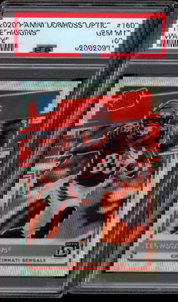 2020 Panini Optic Tee Higgins #160 RC SILVER WAVE /199 PSA 10 GEM MINT POP 3