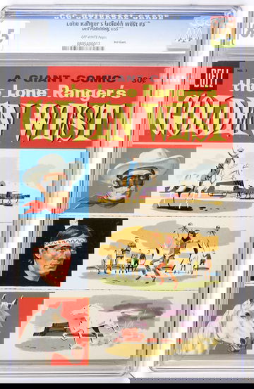 LONE RANGER'S GOLDEN WEST #3, CGC 8.5 VF+