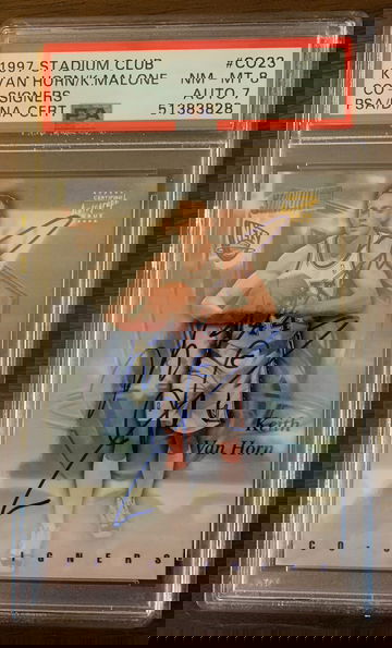 1997 Stadium Club Karl Malone/Keith Van Horn Co-Signers #CO23