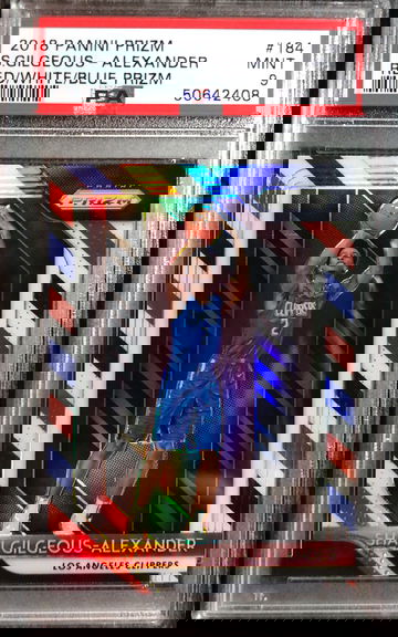 2018 Prizm Shai Gilgeous Alexander #184 Red White Blue PSA 9 MINT