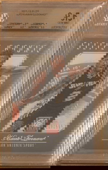 2012-13 Panini Elite Rookie #215 Kawhi Leonard /599 BGS 9.5