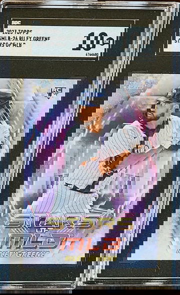 2023 RILEY GREENE Topps Stars of MLB Refractor SGC 10 Rookie RC #SMLB-26