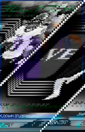 2020 Black Panini Blitz Devin Duvernay RC Patch /250