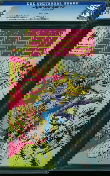 MAGNUS ROBOT FIGHTER (1991-96) #11 Valiant CGC NM: 9.4