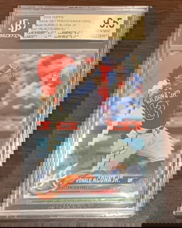 2018 Topps Ronald Acuna Jr. Bat Down BGS 9.5