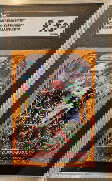Kyler Murray 2020 Panini Prizm #266 SGC 9.5 Orange Lazer PRIZM Cardinals