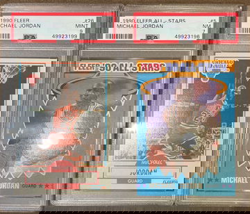 1990 Fleer Michael Jordan Lot of 2