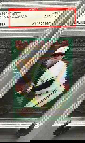 1993 Topps Finest Roberto Alomar #88     PSA 9 