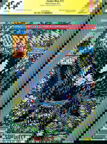 Spiderman #13 CGC SS  Signed Newstand Ed.